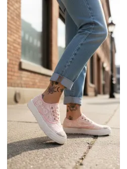 Espadrile dama casual roz Y601 T55-2