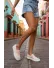 Espadrile dama casual roz Y602