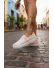Espadrile dama casual roz Y602