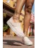 Espadrile dama casual roz Y602