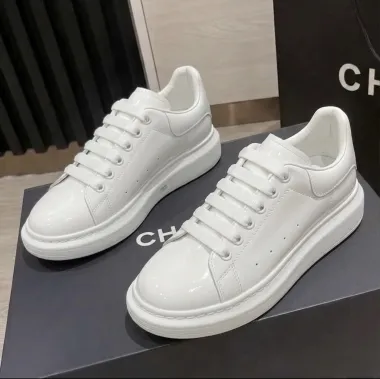 Adidasi barbati casual, albi lucios VIP AAA 