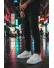 Adidasi barbati casual, albi lucios VIP AAA 