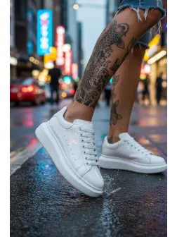Adidasi dama casual, albi luciosi, vip AAA
