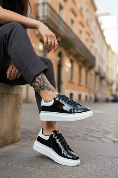 Adidasi dama casual negri luciosi AAA