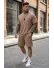 Compleu de vara, triocu + pantaloni, maro 2001