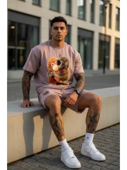 Compleu de vara, tricou + pantaloni, 4001