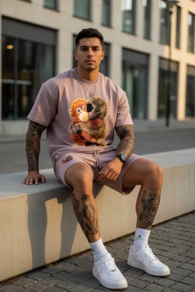 Compleu de vara, tricou + pantaloni, 4001