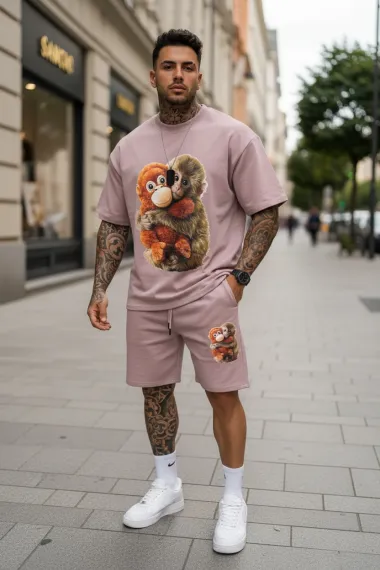 Compleu de vara, tricou + pantaloni, 4001