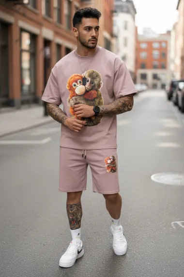 Compleu de vara, tricou + pantaloni, 4001