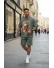 Compleu de vara, tricou + pantaloni, kaki 4001