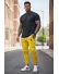 Pantaloni de trening mustar conici 12260 Y2-4