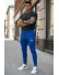 Pantaloni de trening albastri conici 12347 21-1