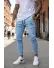 Pantaloni de trening bleu conici 12347 26-3.2