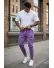 Pantaloni de trening mov conici 12361 78-4