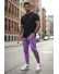 Pantaloni de trening mov conici 12361 78-4