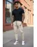 Pantaloni de trening bej 12616 7-5