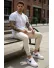 Pantaloni de trening bej 12616 7-5