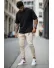 Pantaloni de trening bej 12616 7-5