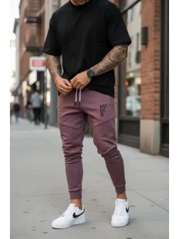 Pantaloni de trening maro 12616 23-4