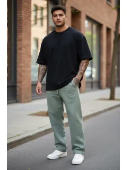 Pantaloni de trening verzi 2564 43-5.2