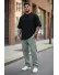 Pantaloni de trening verzi 2564 43-5.2