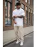Pantaloni de trening bej 2585 19-5.2