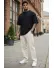 Pantaloni de trening bej 2585 19-5.2