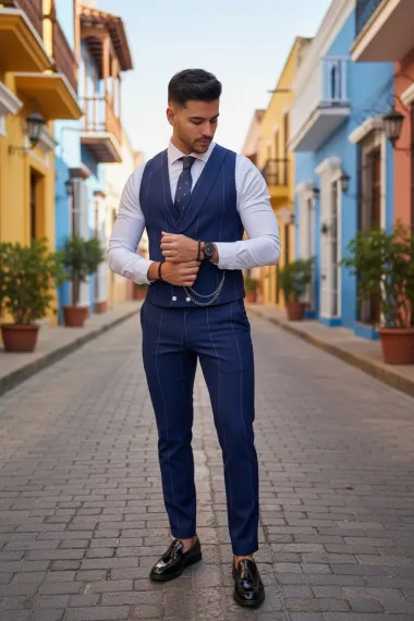 Compleu barbati Vesta + Pantaloni B4010 90-3