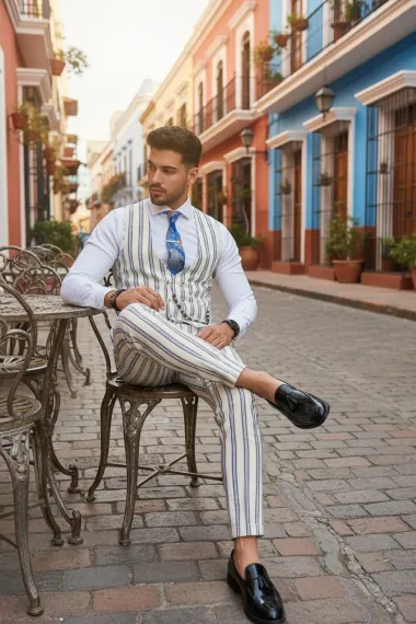 Compleu barbati Vesta + Pantaloni B4127 33-1.1