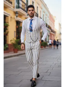 Compleu barbati Vesta + Pantaloni B4127 33-1.1