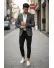 Sacou barbati slim fit gri 1162 26-3.3