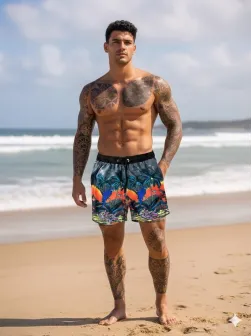 Sort de baie cu imprimeu 12557 I1-4.2