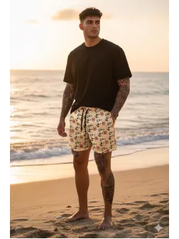 Sort de baie cu imprimeu 12563 O1-4.3