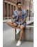 Compleu de vara camasa imprimeu + pantaloni 12832 79-3.1