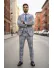 Costum barbati slim fit (PANTALONI + VESTA) 5379 i15-4.2