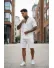 Compleu de vara camasa + pantaloni alb 3178