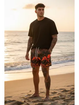 Sort de baie cu imprimeu 12538 I15-4.2