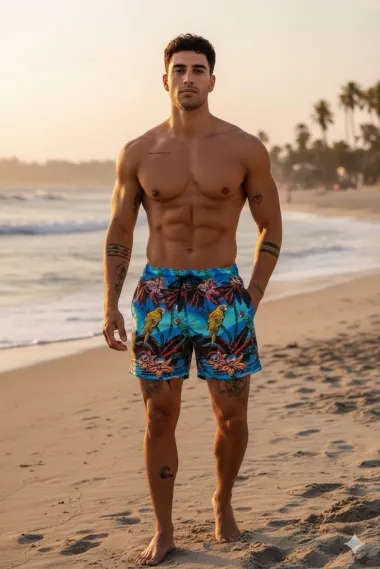 Sort de baie cu imprimeu 12559 P20-3.3