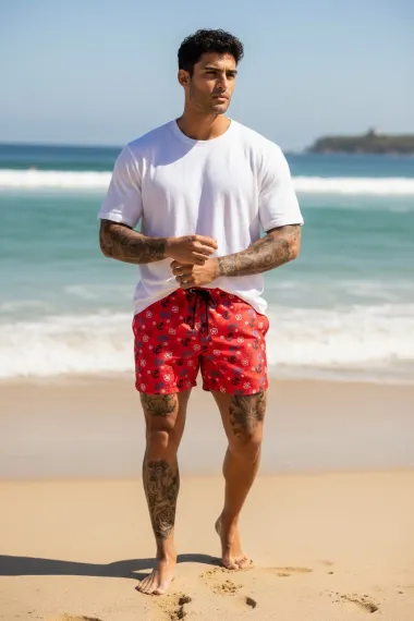 Sort de baie cu imprimeu 12561 43-1.1