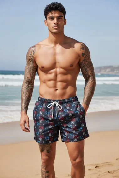 Sort de baie cu imprimeu 12566 40-2.1