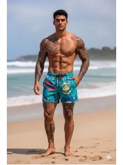 Sort de baie cu imprimeu 12569 40-2.3