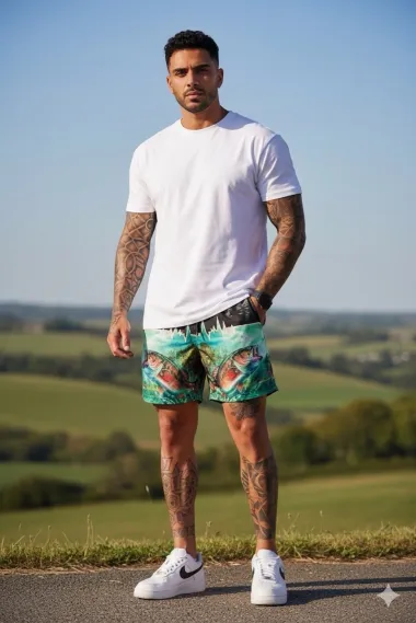 Sort de baie cu imprimeu 12577 I15-3.3