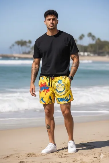 Sort de baie cu imprimeu 12589 N8-4.3