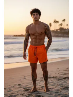 Sort de baie casual portocaliu 12732 D4-5.4