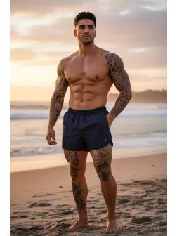 Sort de baie casual bleumarin 12732 D6-5.3