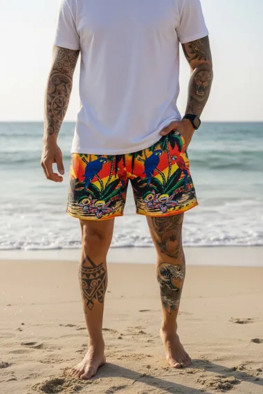 Sort de baie cu imprimeu 12804 D3-5.3