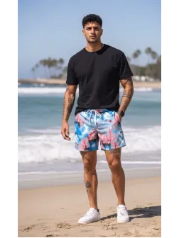 Sort de baie cu imprimeu 11668 P19-2.2