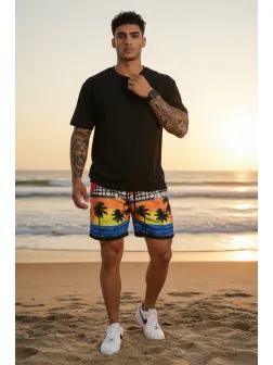 Sort de baie cu imprimeu 11670 85-2.1