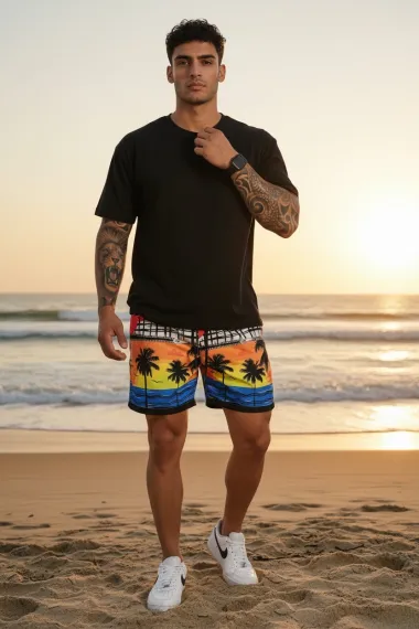 Sort de baie cu imprimeu 11670 85-2.1