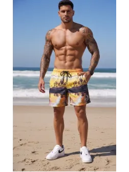 Sort de baie cu imprimeu 11688 D12-2.3